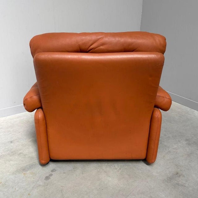 Vintage Coronado Lounge Chair in Cognac Leather by B&B Italia, Italy, 1960s For Sale - Image 13 of 14