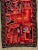 Folk Art Hand Embroidered Peruvian Wool Tapestry, 20" x 42", Fantastical Figures, EUC For Sale - Image 3 of 4