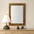 This Unique Mirror Features A Captivating, Loosely Woven Motif Finished In A Heavily Antiqued Gold Leaf. Mirror Has A...