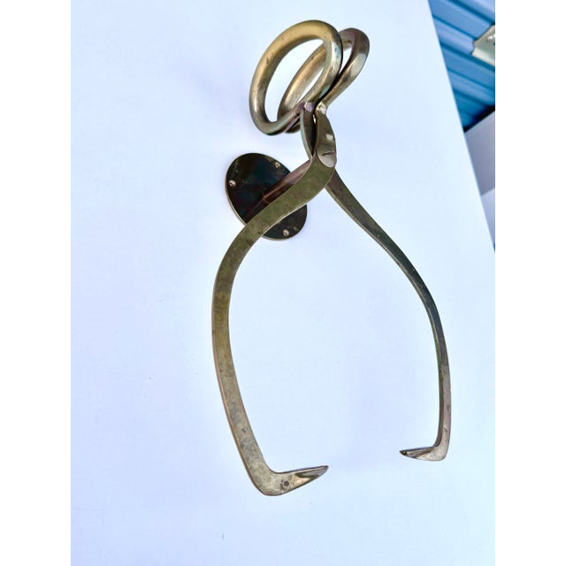 Brass Ice Block Wall Mount Holder – Industrial Cold Storage Hardware For Sale - Image 4 of 11