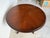 1970s Vintage Queen Anne Style Mahogany Round Pedestal Occasional / Dining Table For Sale - Image 5 of 18