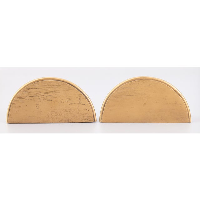 Vintage Italian Gilt Feathers & Bows Wall Brackets - A Pair For Sale - Image 4 of 7