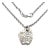 Mid 20th Century James Avery S925 Rolo Apple Pendant Necklace For Sale
