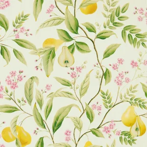 Harlequin Marie Wallpaper in Fig leaf/Honey/Blossom - a Sample