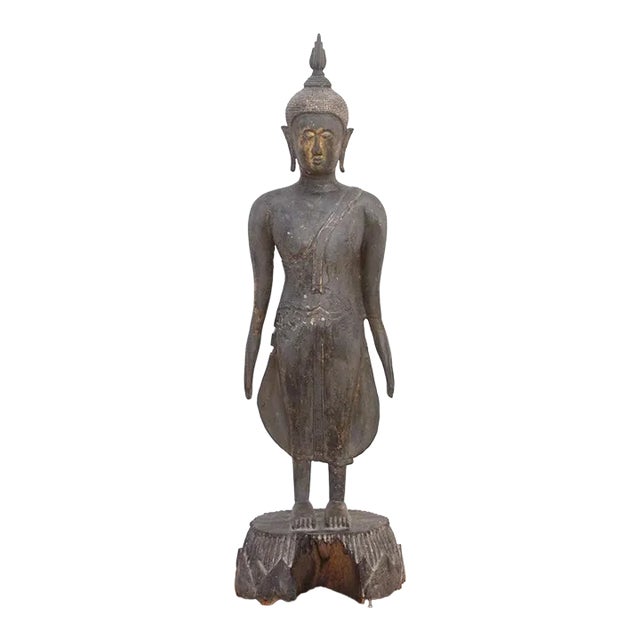 Tall 19th Century Burmese Buddha For Sale