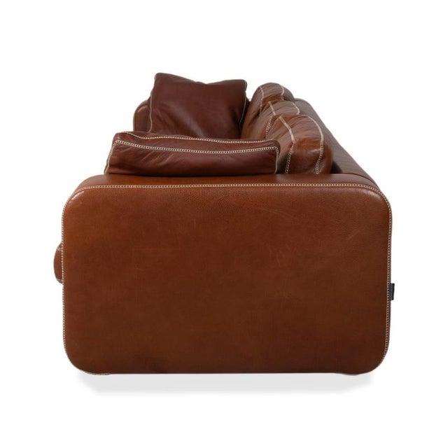 Three-Seater Valentino Sofa in Leather by Steven Schilte For Sale - Image 11 of 12