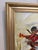Red 1982 Morris Katz (1931–2010) Original Oil Painting Clown Impasto Palette Knife For Sale - Image 8 of 12