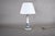 1970s Blue & White Ceramic Table Lamp with Gilded Details, 1970s For Sale - Image 5 of 12