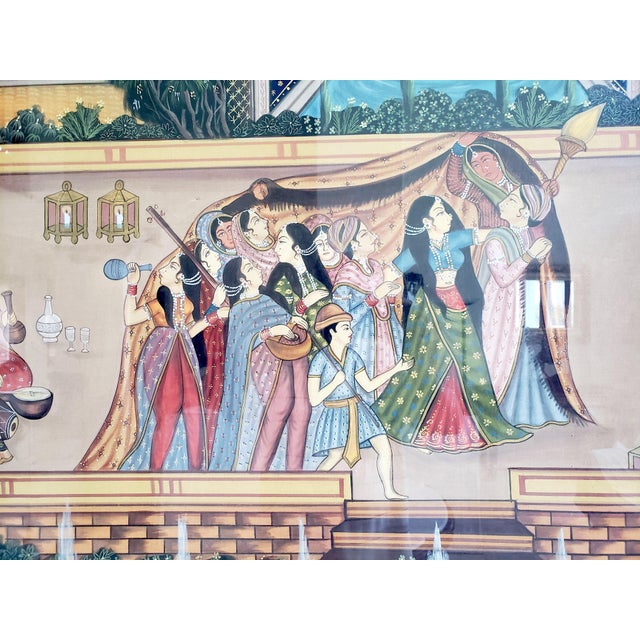 Behold a breathtaking piece of history and artistry with this large-scale, custom-made hand painting, likely created on...