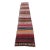 1960s Turkish Traditional Hand-Knotted Striped Design Runner For Sale