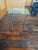 Metal Handcrafted Forged Steel Coffee Table and Matching Side Table With Thick Glass Tops For Sale - Image 7 of 10