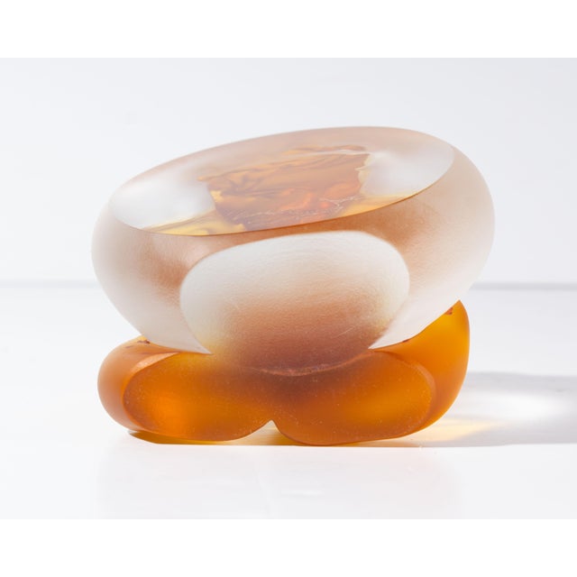 2004 Art Glass Bust Sculpture by Richard Jolley For Sale - Image 9 of 9