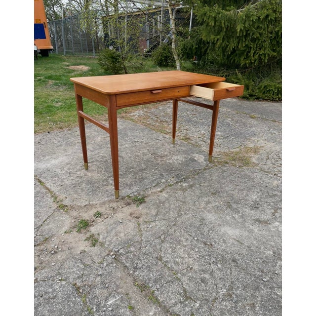 Desk by Axel Larson for Förenade Möbelfabrikerna, Bodafors, Gothenburg, 1950s For Sale - Image 3 of 7