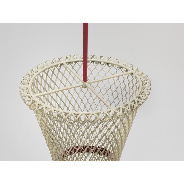 Metal Tie Bow Umbrella Stand in the style of Mathieu Matégot, France, 1950s For Sale - Image 12 of 16