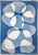 2026, Mid Century Modern Floating Shapes, Handmade Monotype Cyanotype, Abstract Organic in Blue Tones For Sale - Image 4 of 10