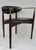 1950s C.1950's Dan Johnson for Selig of Denmark, Walnut & Brass "Viscount" Accent/Lounge Chair With Brentano Textile For Sale - Image 5 of 18