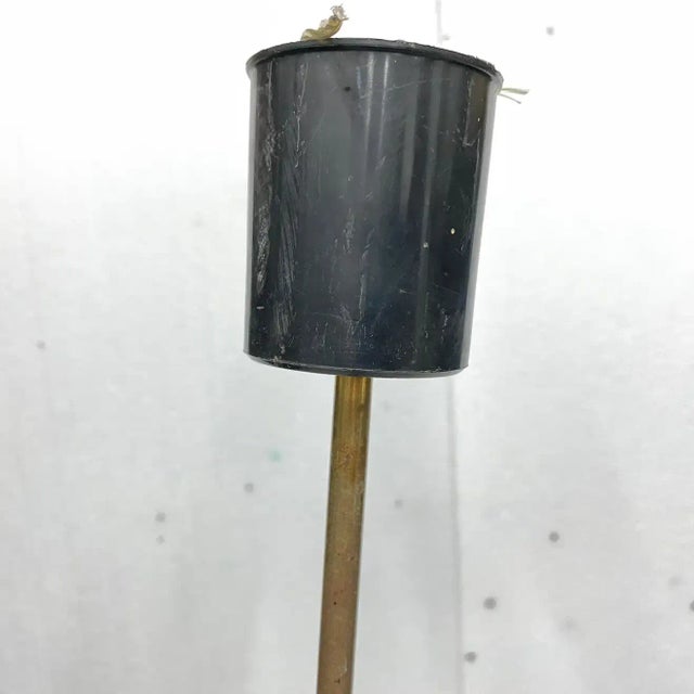 Wood 1960s Mid-Century Modern Stilnovo Style Italian Chandelier For Sale - Image 7 of 13