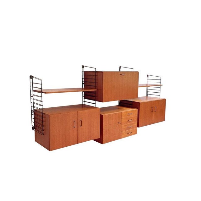 1960s Teak Modular Wall System from Musterring, 1960s For Sale - Image 5 of 10