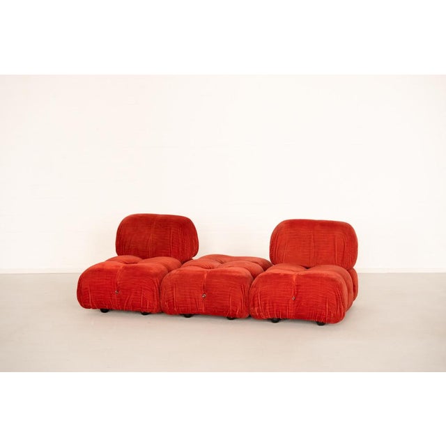 1970s Camaleonda Sofa by Mario Bellini for B&B Italia, 1970s, Set of 3 For Sale - Image 5 of 16
