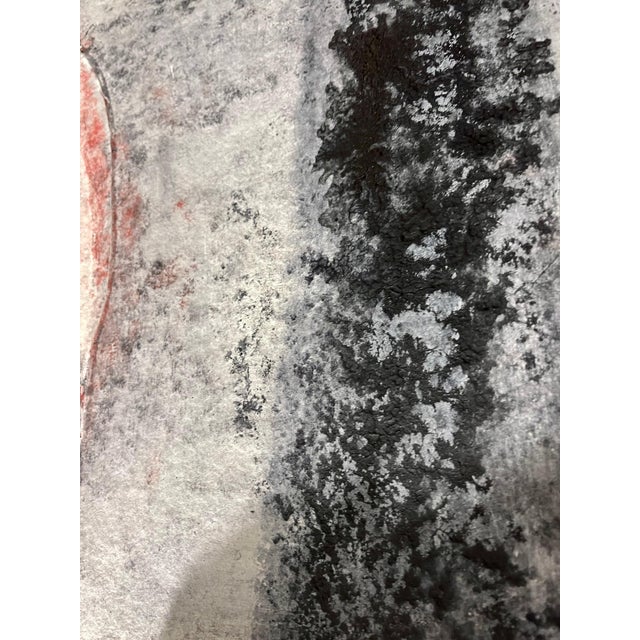 Printmaking Materials John Walker, Large 3D Cast Paper Abstract Oil Monoprint Unique Monotype Painting John Walker, 1991 For Sale - Image 7 of 18