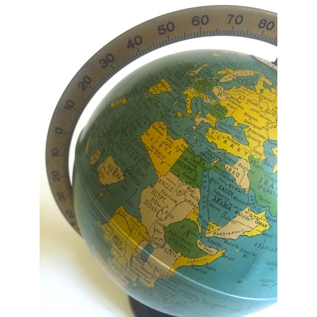 Globes For Sale >> Vintage Mid Century 1950 S Replogle Desktop Metal Stand Base Rotating World Globe Globes For Sale >> Vintage Mid Century 1950 S Replogle Desktop Metal Stand Base Rotating World Globe