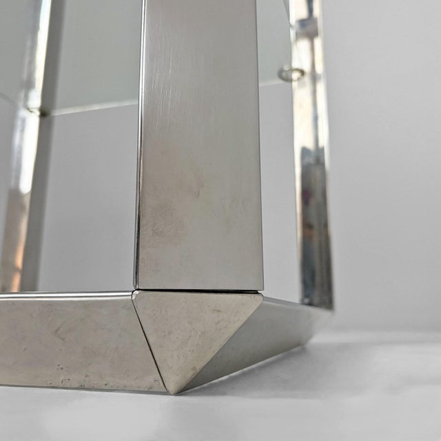 Gray Italian Modern P800 Coffee Table attributed to Alberto Rosselli for Saporiti, 1970s For Sale - Image 8 of 13