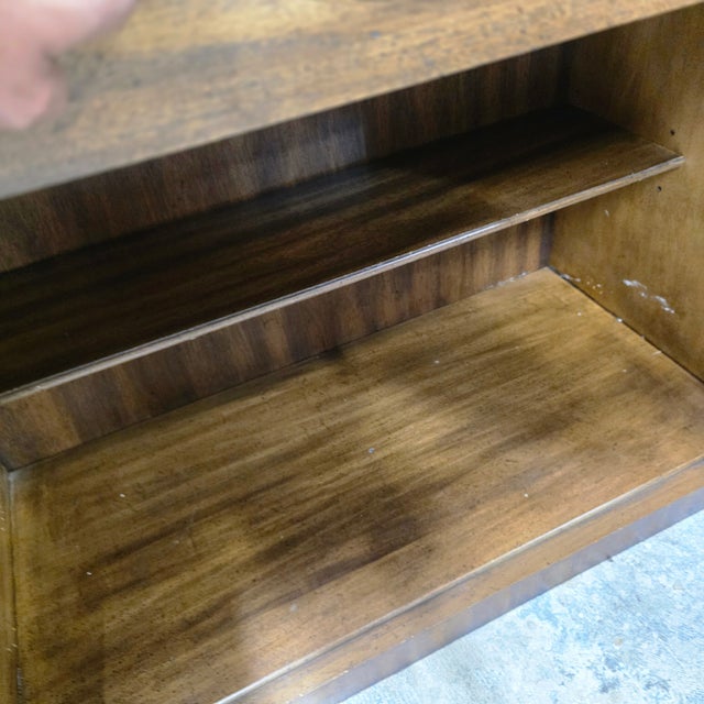 Mid 20th Century Weiman Faux Bamboo Burl Server Cabinet For Sale - Image 12 of 12