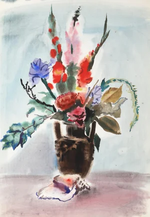 Eve Nethercott, Flowers (P6.47), Watercolor on Paper