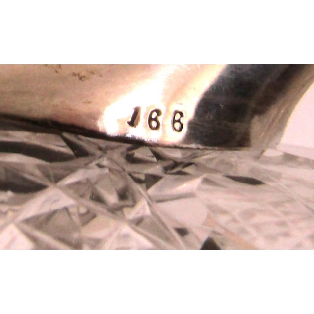 1900 - 1909 1905 Kaiser Wilhelm II Kaiserlicher Yacht Club 800 Silver and Cut Glass Carafe For Sale - Image 5 of 18