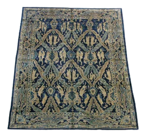 1900s Antique Chinese Rug - 11'8'' X 9'2''