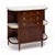 French French Louis XVI Style Mahogany Buffet With Marble Shelves and Tambour Doors, Circa 1880 For Sale - Image 3 of 8