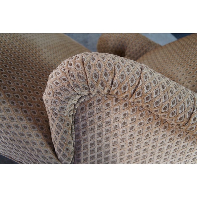 Century Furniture Tufted Walnut Chaise Lounge Chair Daybed Fainting Couch 78" For Sale - Image 13 of 14