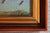 Vintage 1970s Marshland Bird Needlepoint in Gold-Toned Frame, Initialed l.h. For Sale - Image 10 of 18