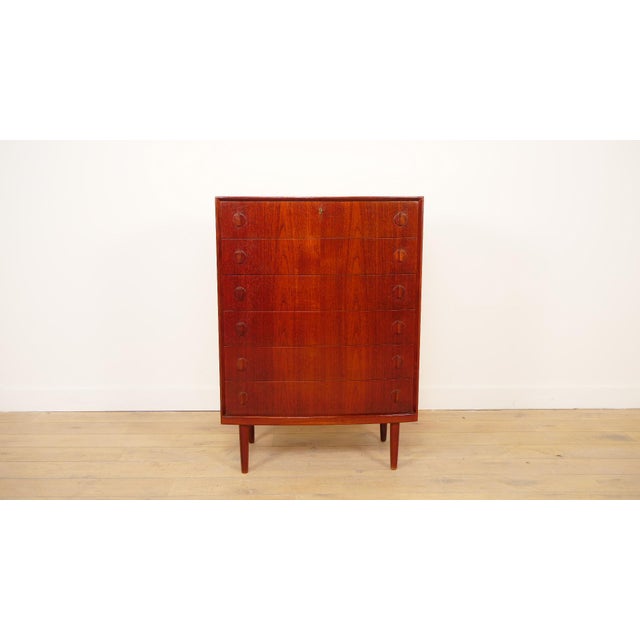 Vintage Chest of Drawers in Teak from Henning Kjaernulf, 1950s For Sale - Image 10 of 10