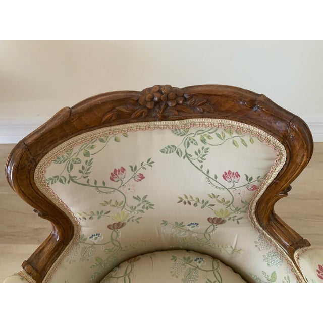 Early 20th Century Early 20th Century Pair of French Bergere Children’s Chairs For Sale - Image 5 of 11