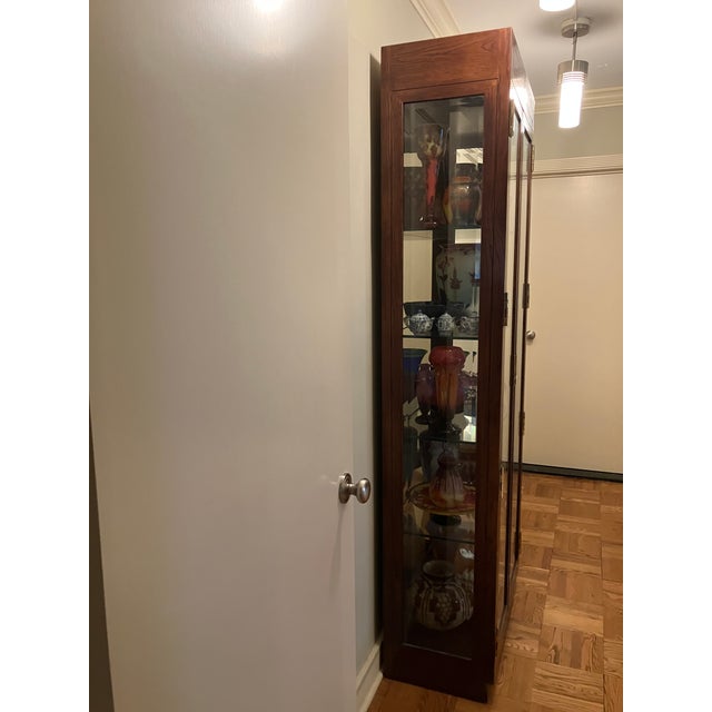 Mid-Century Modern Henredon Scene 1 Curio Cabinet For Sale - Image 3 of 5