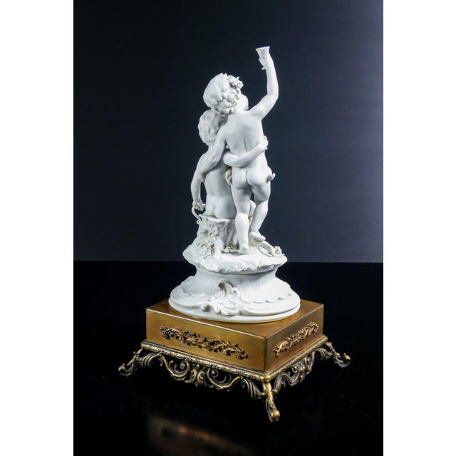 Biscuit Sculpture by Benacchio for Triad Bacchanalian Putti For Sale - Image 8 of 18