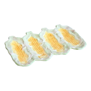 Vintage Majolica Corn on the Cob Serving Platter