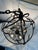 Black Ironware Celeste Lantern Chandelier For Sale - Image 8 of 18