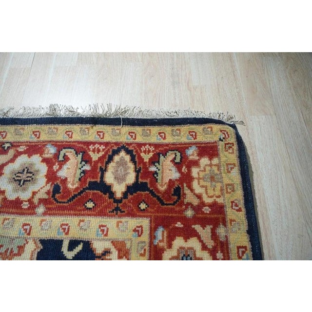 2020s 8x10 Blue Hand-Knotted Wool Floral Constellations Classic Traditional Carpet Rug For Sale - Image 5 of 6