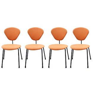 Dining Chairs by Campo e Graffi for ISA Bergamo, 1950s, Set of 4 For Sale