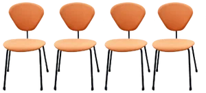 Dining Chairs by Campo e Graffi for ISA Bergamo, 1950s, Set of 4