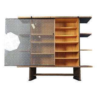 Angle Cabinet attributed to Francesco Binfare for Cassina, 1980s For Sale