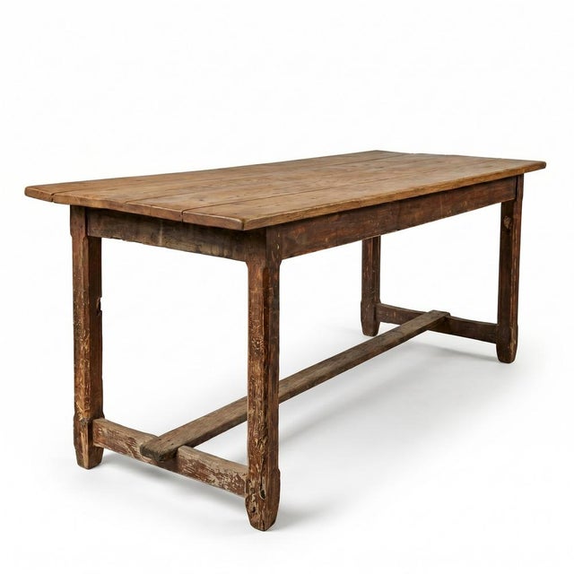 Antique Rustic Dining Table, 1800s For Sale - Image 4 of 9