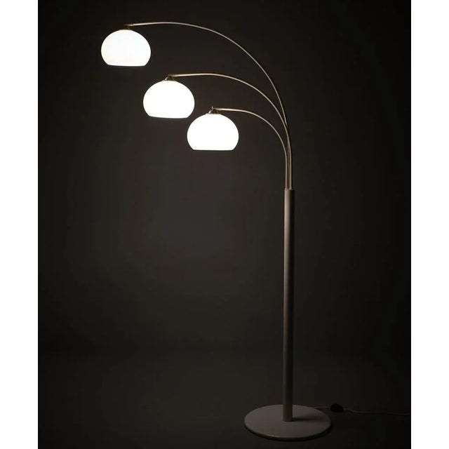 Large 3-Shade Floor Lamp from Dijkstra Lampen, 1972 For Sale - Image 6 of 7