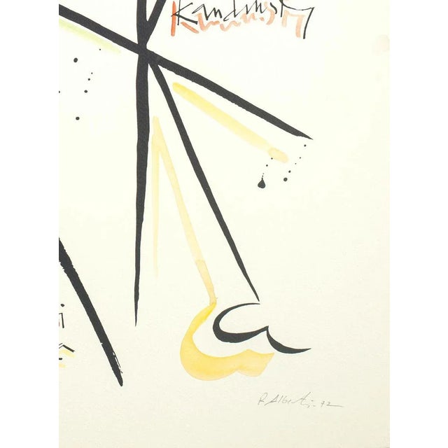 Letter K - Hand-Colored Lithograph by Raphael Alberti - 1972 1972 For Sale - Image 3 of 4