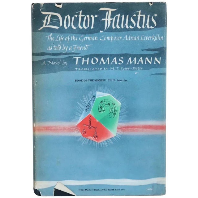Vintage Doctor Faustus by Thomas Mann Book For Sale - Image 9 of 9