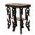 Antique Carved Anglo Indian Teak Wood Elephant Twin Tier Lamp Side Table 1900 For Sale - Image 12 of 17