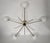 Brass and Glass Chandelier from Stilnovo, 1960s For Sale - Image 6 of 7