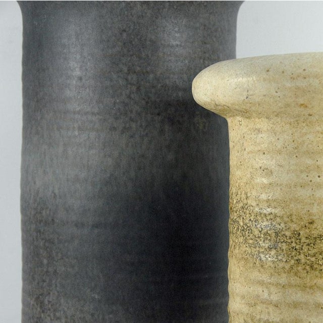 Ceramic Vintage German Decorative Ceramic Vases, 1970, Set of 2 For Sale - Image 7 of 10